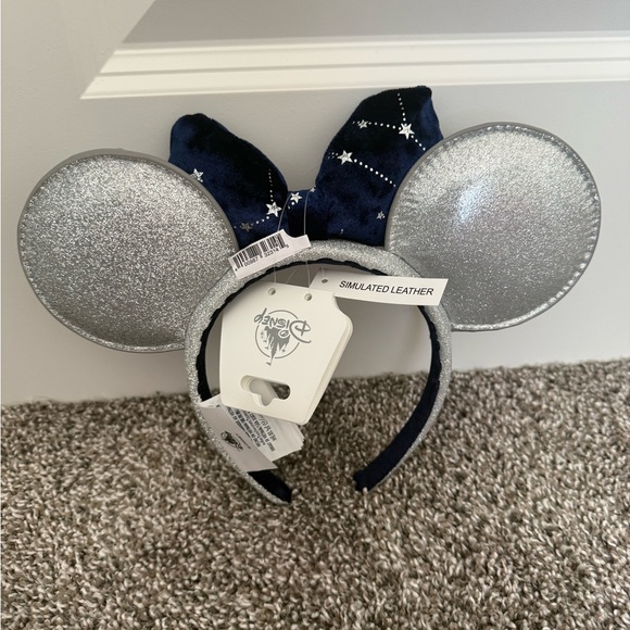 Disney Silver and Blue Mickey Ears Headband - Picture 3 of 3